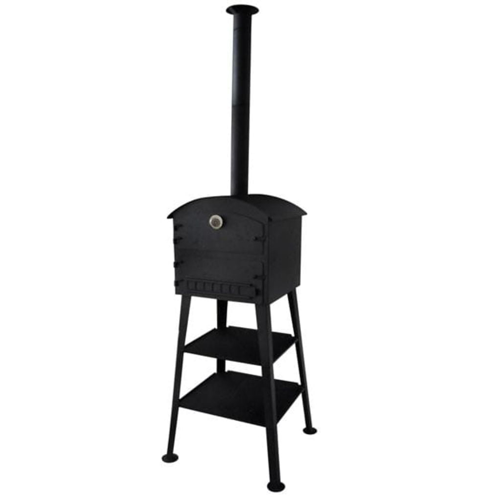 Outdoor Pizza Oven Charcoal Fired with 2 Fireclay Stones