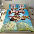 thumbnail image 1 of TaleSpin Conjunto de sábanas temático, trío de piezas, cómodo y amigable con la piel, diseño único, regalo de decoración para el hogar para familiares, amigos y fans,140cm *210cm, 1 of 6