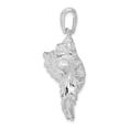 thumbnail image 2 of Finest Gold Sterling Silver Polished Conch Shell Pendant, 2 of 3