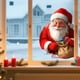 thumbnail image 1 of Pegatinas navideñas 3D para ventanas | Decoraciones festivas para puertas y ventanas de tiendas | Calcomanías estáticas de PVC multicolor | Fáciles de aplicar y quitar, 1 of 5
