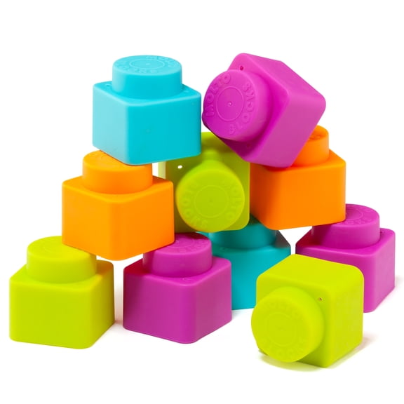 Molto - Play & Sense Sensorial Soft Building Blocks, 24 Pieces