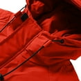 thumbnail image 5 of YueHuiYing Men's Thick Waterproof Rain Jacket - Solid Color, Long Sleeved Hooded Design for Daily Commute, 5 of 7