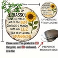 thumbnail image 4 of HELLOYOUNG Vintage Sunflower Metal Wall Art Portuguese Quote Inspirational Sign for Home Decor Rustic Farmhouse Decoration, 4 of 4