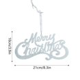 thumbnail image 5 of Gibobby Decoraciones navideñas Decoraciones navideñas Decoraciones Decoraciones para árboles de Navidad Colgantes con letras(WH2), 5 of 5