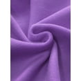thumbnail image 5 of Yartina Girls Fleece Lined Bodysuit Long Sleeve Ballet Leotard Kids Dance Undergarment Thermal Purple 140, 5 of 7