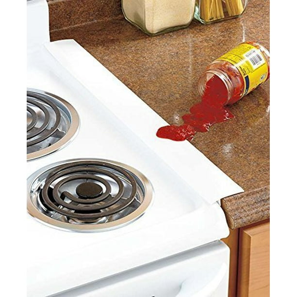 Sets of 2 Silicone Counter Gap Covers (White) by GetSet2Save Walmart