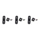thumbnail image 3 of Eigraketly Pack of 2 Acoustic Guitar Bass with Plates Instrument Components Accessories Mounting Plate Portable Professional String Control Type1 NO1, 3 of 6