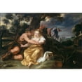 thumbnail image 2 of Jan Thomas 24x18 Gold Ornate Framed and Double Matted Museum Art Print Titled - Shepherd and Shepherdess, 2 of 4