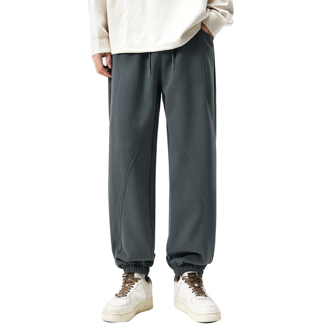 Zszcpp High Waisted Pants Men'S Pockets Relaxed Fit Handsome Breathable With A Sense Of Design Trousers Casual Trouser