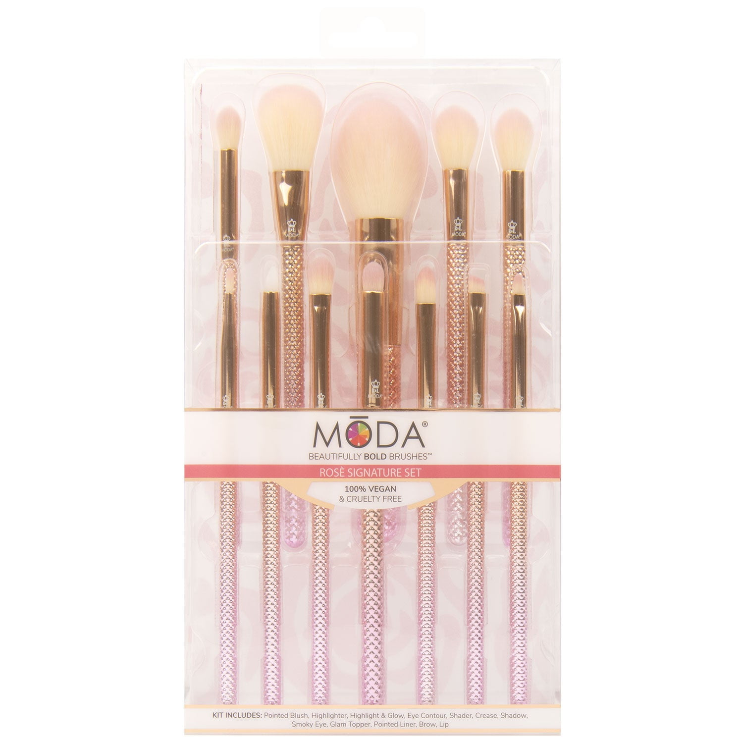 Luxie Beauty Collection Rose Gold Brush Set 12pc - Rose gold - 516 requests