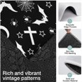 thumbnail image 3 of Black Halloween Bat Spider Pattern Kitchen Rugs Sets Of 3,Kitchen Runner Rugs Non Skid Washable,Decorative Kitchen Floor Mats for Kitchen,Sink,Laundry,17"x30"+ 17"x47" + 17"x59", 3 of 6