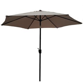 Palm Springs 9ft Aluminium Outdoor Patio Umbrella Garden Parasol
