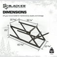 thumbnail image 4 of Black Ice 700 lb Manual Snowmobile Lift Stand and Jack, 25" Lift Height, Folding Design, 4 of 10