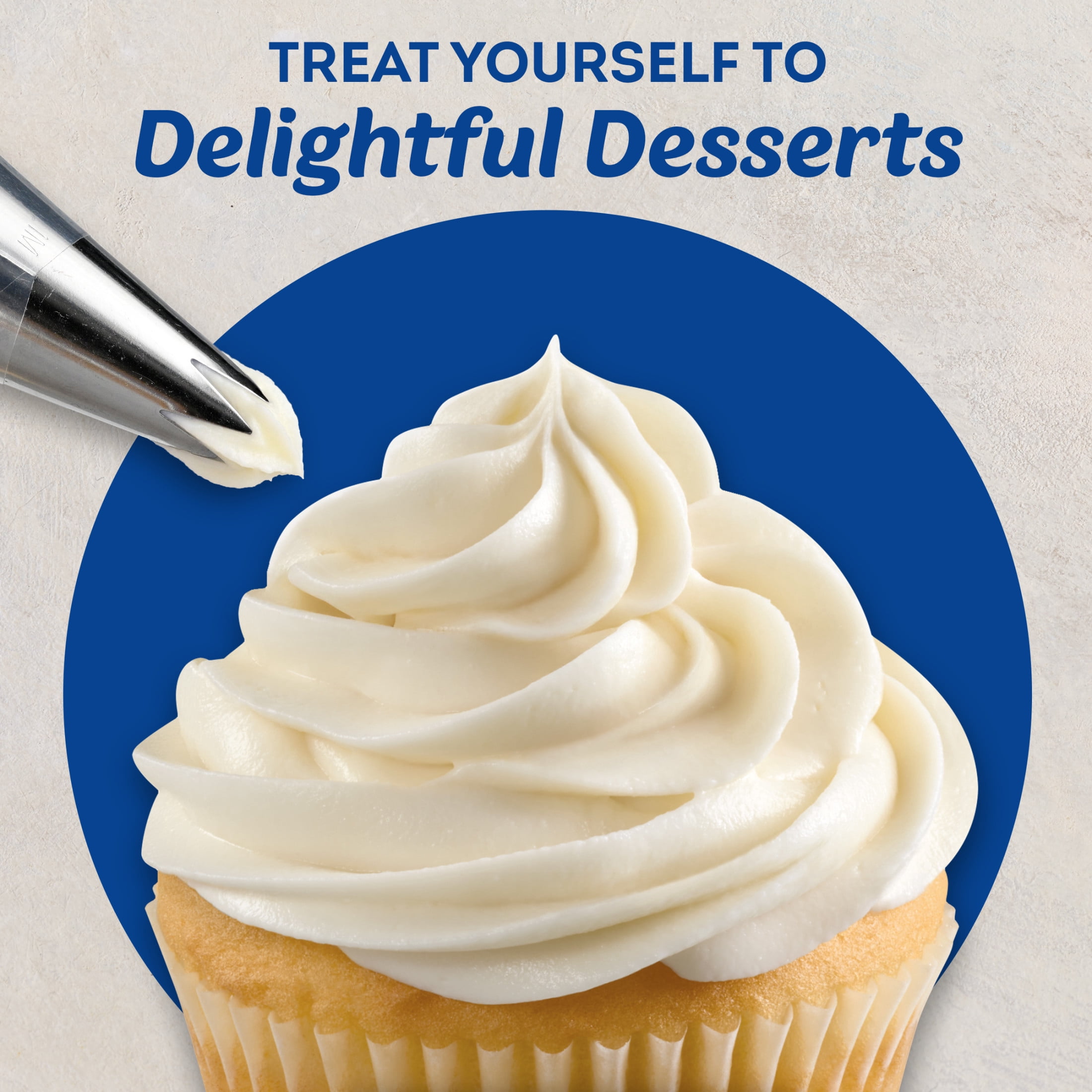Philadelphia Cream Cheese Frosting, Ready to Eat, 1 Tub, for Desserts and Treats, Original Flavored, No Artificial Flavors or Dyes, 16 oz