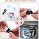 thumbnail image 4 of RV 4 Piezas Bling Clips de Ventilación de Coche Accesorios de Decoración de Coche Clips de Cristal de Diamantes de Imitación Clips de Aromaterapia de Cristal para Coche con Almohadillas, Plata, 4 of 5