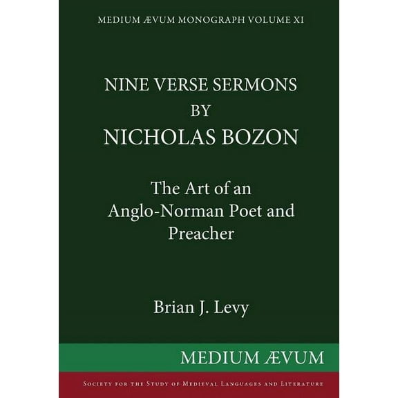 Nine Verse Sermons by Nicholas Bozon (Paperback)