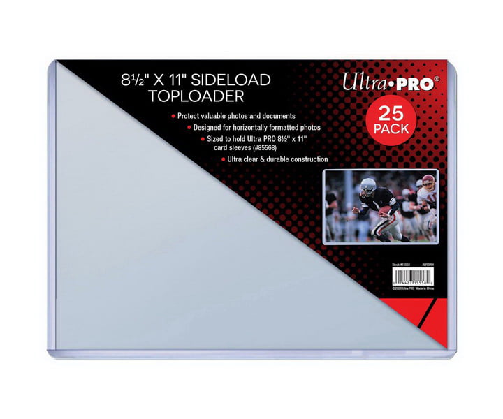 50 Ultra Pro 8 1/2 x 11 Toploaders  Photo Holders Storage Protection 