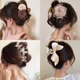 thumbnail image 3 of EKE Women’s Hair Clip Vintage Retro Back-Wear Elegant Hair Accessory with Fashion Texture, 3 of 10
