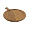 thumbnail image 4 of Oussum Wooden Round Cutting Board with Handle Natural Wood Cutting Boards, 4 of 6
