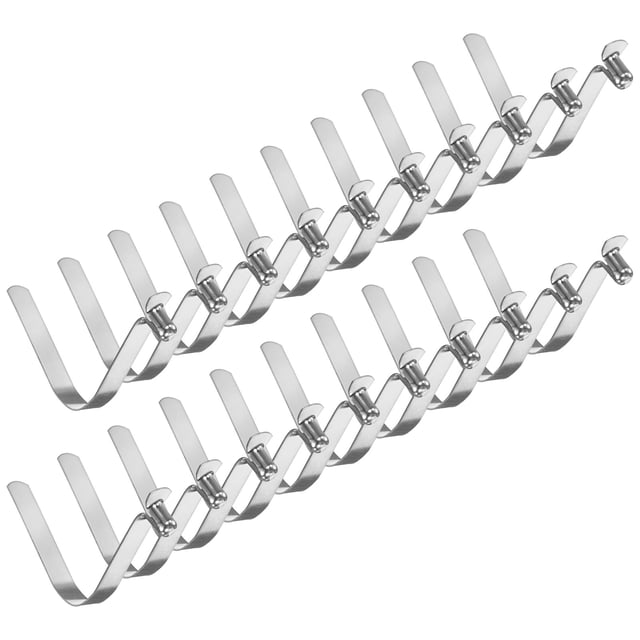 Uxcell Paquete de 20 Clips de Resorte en V de Acero de 6mmx45mm para Remo de Kayak