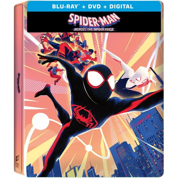 Spider-Man: Across the Spider-Verse (Walmart Exclusive) (Steelbook) (Blu-Ray   DVD   Digital Copy Sony Pictures)