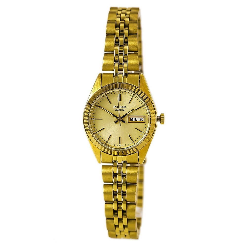 Pulsar Women's Gold Dress Watch PXX004