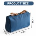 thumbnail image 2 of Portable Cosmetic Bag Polyester Zipper Pouch Large Capacity Cosmetic Organizer For Women, 2 of 5