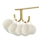 thumbnail image 5 of 2 piezas de 8 ganchos para colgar tazas de té, debajo del estante, colgador de tazas, toallero, organizador colgante para armario de cocina Oro, 5 of 9