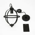 thumbnail image 5 of LNC 1-Light Globe Farmhouse Pendant Light LED Mini Kitchen Island,Black, 5 of 11