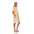 thumbnail image 3 of Lati Fashion Women Short Sleeve Nightgown Zipper Front, Regular and Plus Size, 3 of 4