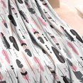 thumbnail image 3 of Pink Black Geometric Feather and Arrow Pattern Blanket,Comfortable Soft Flannel Throw Blanket,All Season,Warm Lightweight Blankets for Sofa Bed Couch Living Room Chair,30"x40", 3 of 4