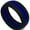 Black Blue, variant on 8mm Surgical Grade Hypoallergenic Silicone Wedding Band Anniversary Statement Ring