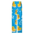 thumbnail image 4 of Bunch of Rubber Ducks Pajamas For Women Loose Retro Night Pajama Pants Comfortable Sleepwear Bottoms Homewear, 4 of 6