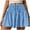 Light Blue, variant on Women's Summer Fashion Solid Color High Waist Strap Casual Shorts