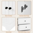 thumbnail image 6 of DEALTOPS Tall Storage Cabinet with Adjustable Shelves and 4 Drawers, White, 6 of 8