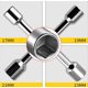 thumbnail image 2 of Llave De Cruz Galvanizada Cruceta 14 Acero Galvanizado, 2 of 8