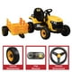 thumbnail image 4 of Tractor Montable Electrico para Niños Control Remoto Luz Led 12v - Amarillo, 4 of 8