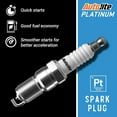 thumbnail image 3 of YWC-Autolite Platinum AP145 Automotive Replacement Spark Plugs (4 Pack), 3 of 4
