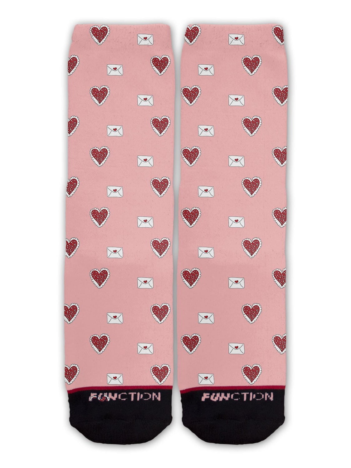 Function Socks Function Valentine's Day Heart and Envelope Fashion