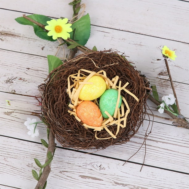 Decoraciones de Pascua, Adornos de Pascua, Regalos de Pascua, Simulación de Pascua, Decoración de Fosa, Adornos, Ramas Secas, Disposición de Fosa, Accesorios, Simulación de Nido de Pájaro