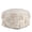 Beige, variant on French 75 22" x 22" x 16" Beige & Green Pouf