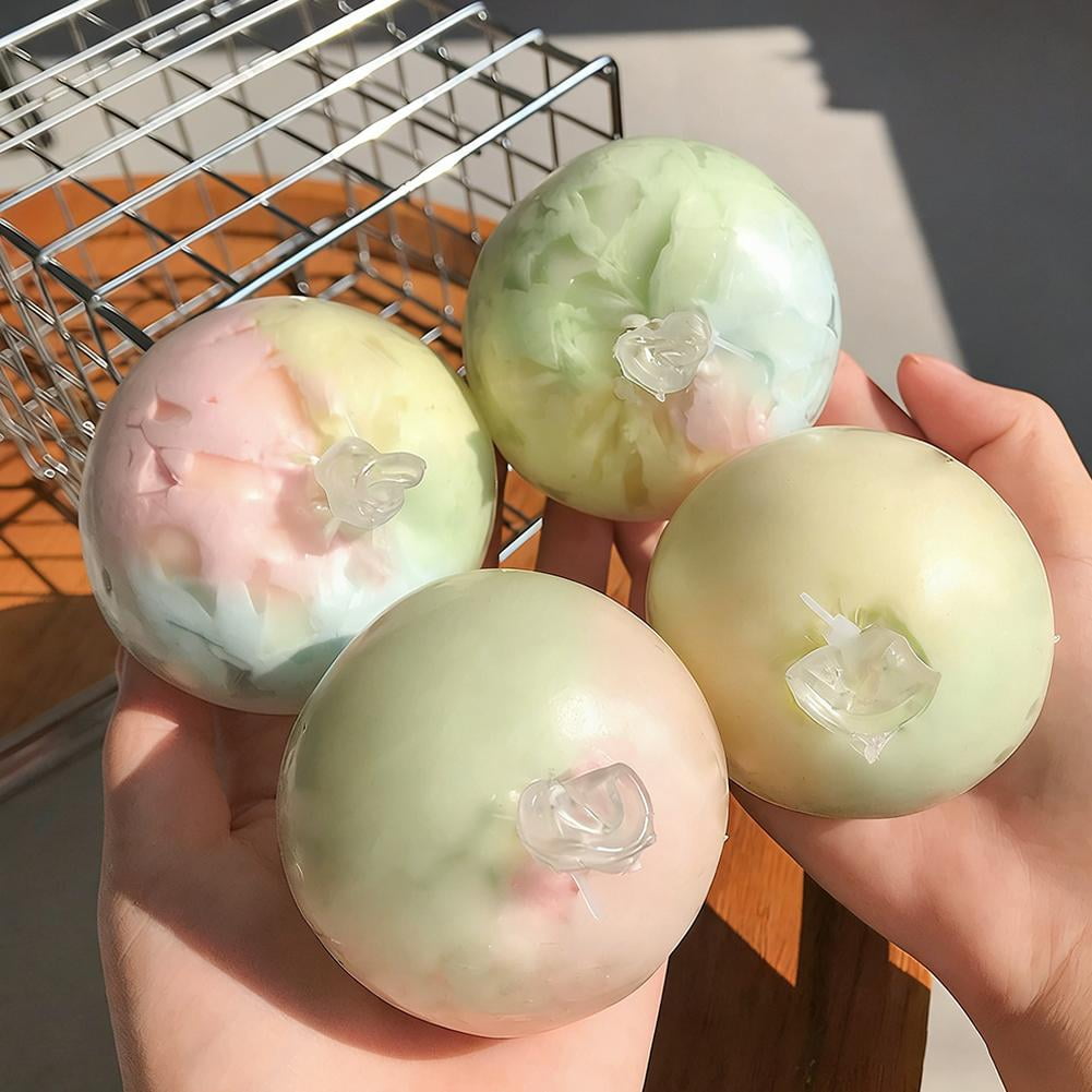Wax Cracking Squishies,Cracking Wax Ball Squishies,Crispy Stress Balls,SnowballSquishies,Soft Gel Fidget Toy with CrackableTextures,Shapeable WaxSquishies for Asmr,Sensory SqueezeToy for StressRelief