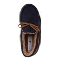 thumbnail image 5 of Beverly Hills Polo Club Boys Moccasins Slippers: Unisex Indoor Outdoor House Shoes with Anti, Slip Sole (Little Kid  Big Kid), Navy, 4, 5 of 6