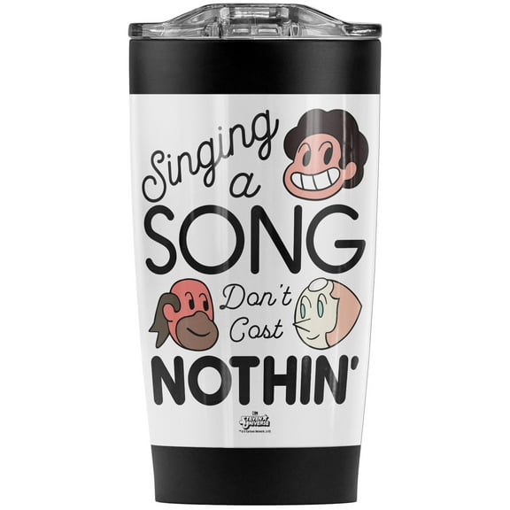 Steven Universe/Don'T Cost Nothin' Stainless Steel Tumbler 20 oz Coffee Travel Mug/Cup, Vacuum Insulated & Double Wall with Leakproof Sliding Lid | Great for Hot Drinks and Cold Beverages