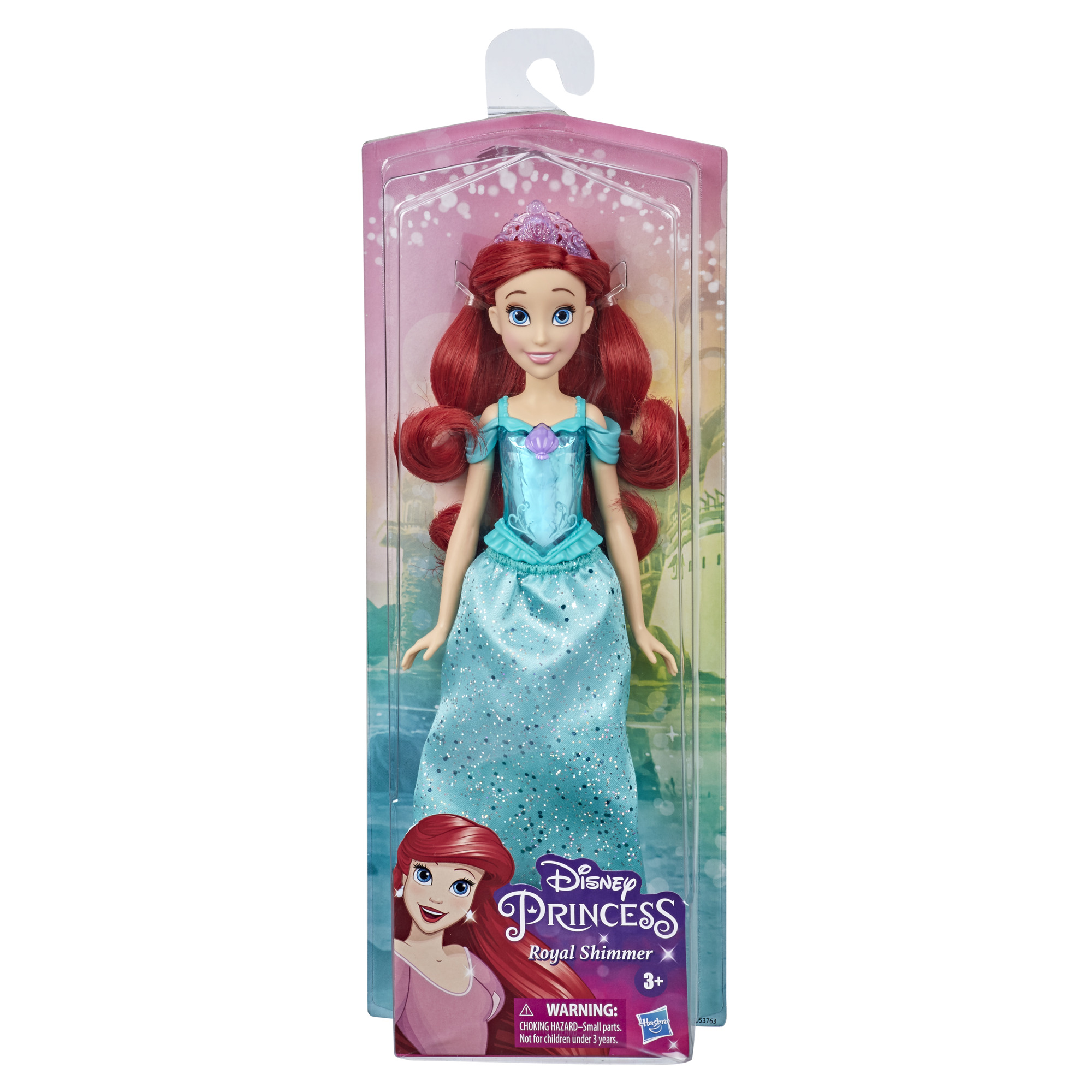 Disney Princess Royal Shimmer Ariel Doll, Fashion Doll with Skirt and Accessories, Toy for Kids Ages 3 and Up - image 3 of 5