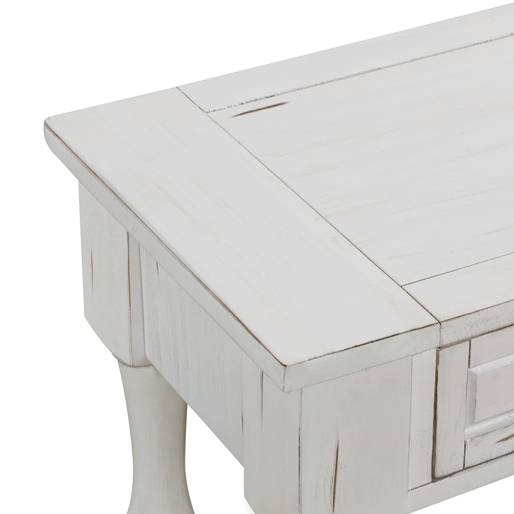 Kepooman 64"Long Cabinet Sofa Table, Storage Cabinet with Drawers and Shelf, Easy Assembly Entryway Table for Hallway and Living Room, Antique White Kepooman 64"Long Cabinet Sofa Table, Storage Cabinet with Drawers and Shelf, Easy Assembly Entryway Table for Hallway and Living Room, Antique White