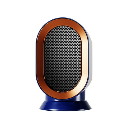 

GAZHEK Space Heater Space Heater Household Heater 1200W High-power Fast Heating Desktop Heater Ceramic Office Foot Warmer Safety Heater for Room Home Office(Blue Abs)