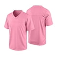 thumbnail image 4 of Football Jerseys for Boys Unisex Classic Blank Workout Sport Shirts V Neck Casual Fitness Outfits 3-14 Years Pink, 4 of 8