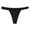 Black, variant on Xmarks Women's Breathable Seamless Thong Panties No Show Underwear Pack of 4 2XL