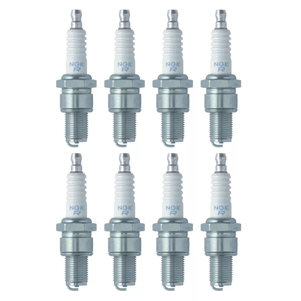 NGK BR9ES STANDARD Plug 5722 SOLID Spark Plugs Set of 8 OEM For Yamaha Kawasaki